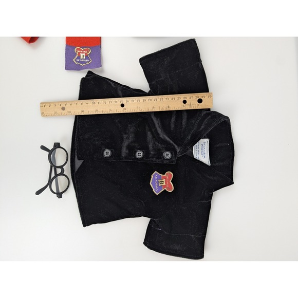 Build a Bear Wizard Academy Robe Scarf Hat Glasses Costume Set Outfit Play - Picture 5 of 10